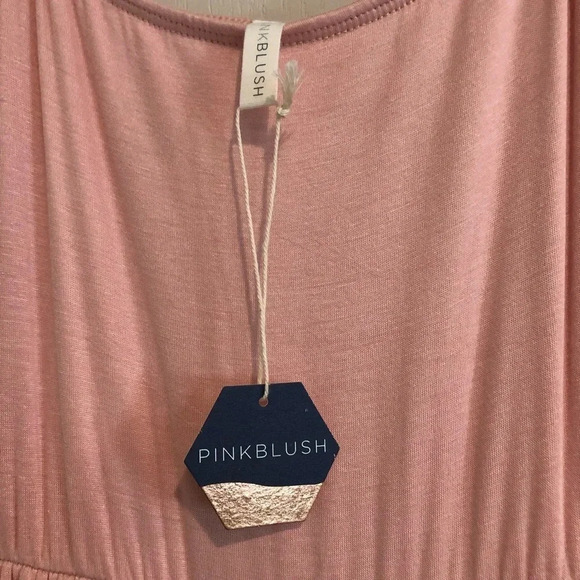 Pinkblush Pink maternity maxi, Sz medium - Picture 2 of 5